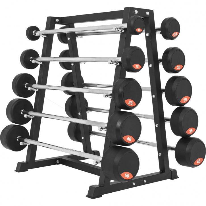 Rubber Barbell Rack - Gorilla Sports DE