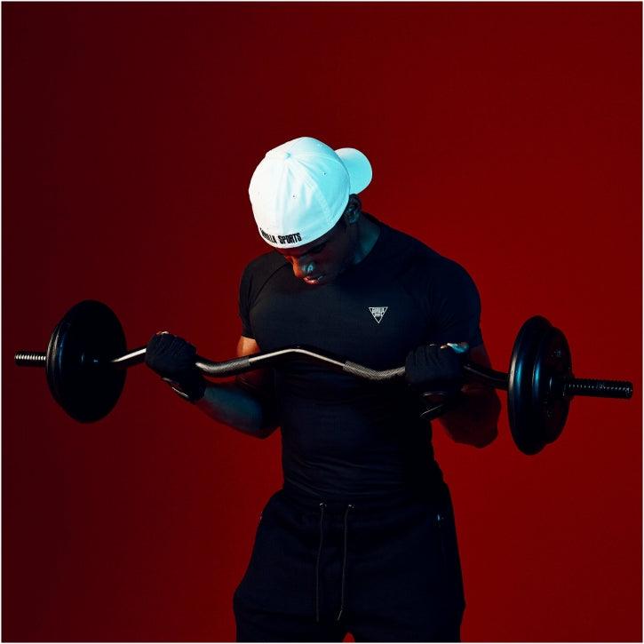 SZ-Curlstange 120 cm mit Sternverschluss - Gorilla Sports DE