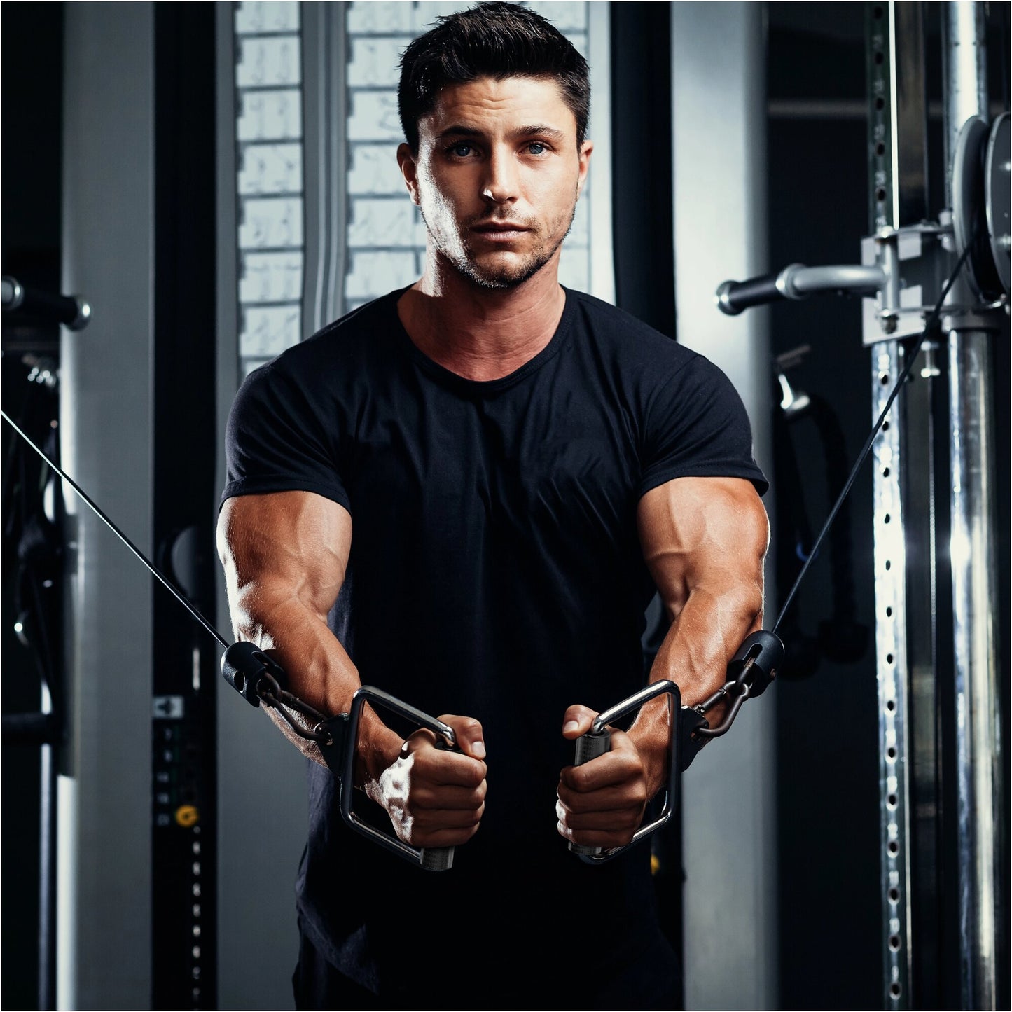 Drehbarer Einhandkabel Griff lang