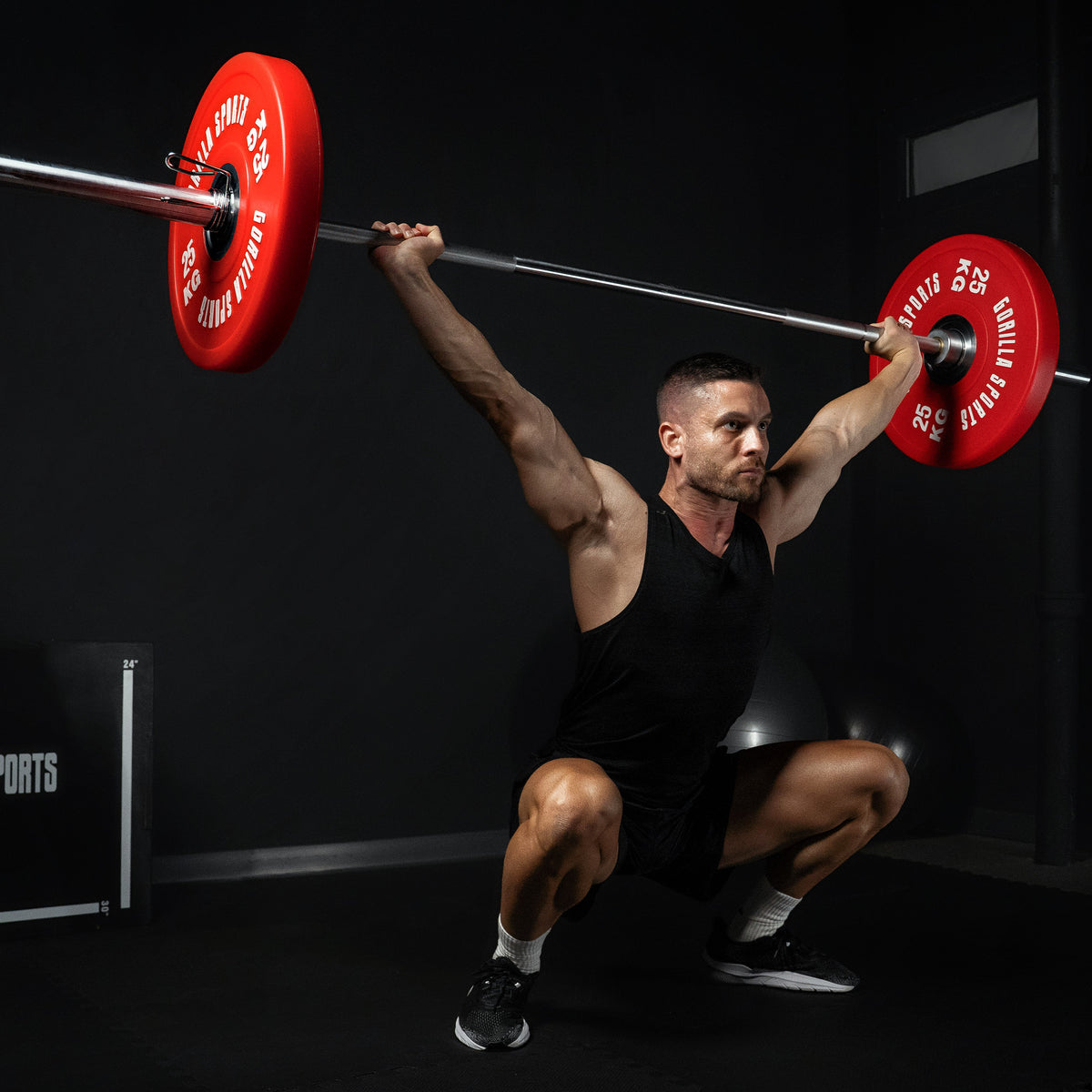 Langhantel Olympia 218 cm mit Verschlüssen