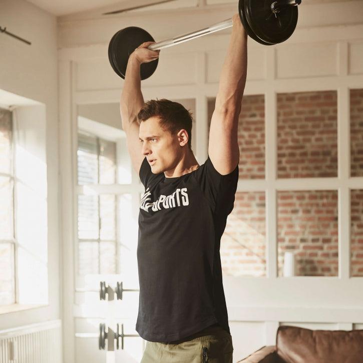 Langhantelstange Chrom 120 cm - Gorilla Sports DE