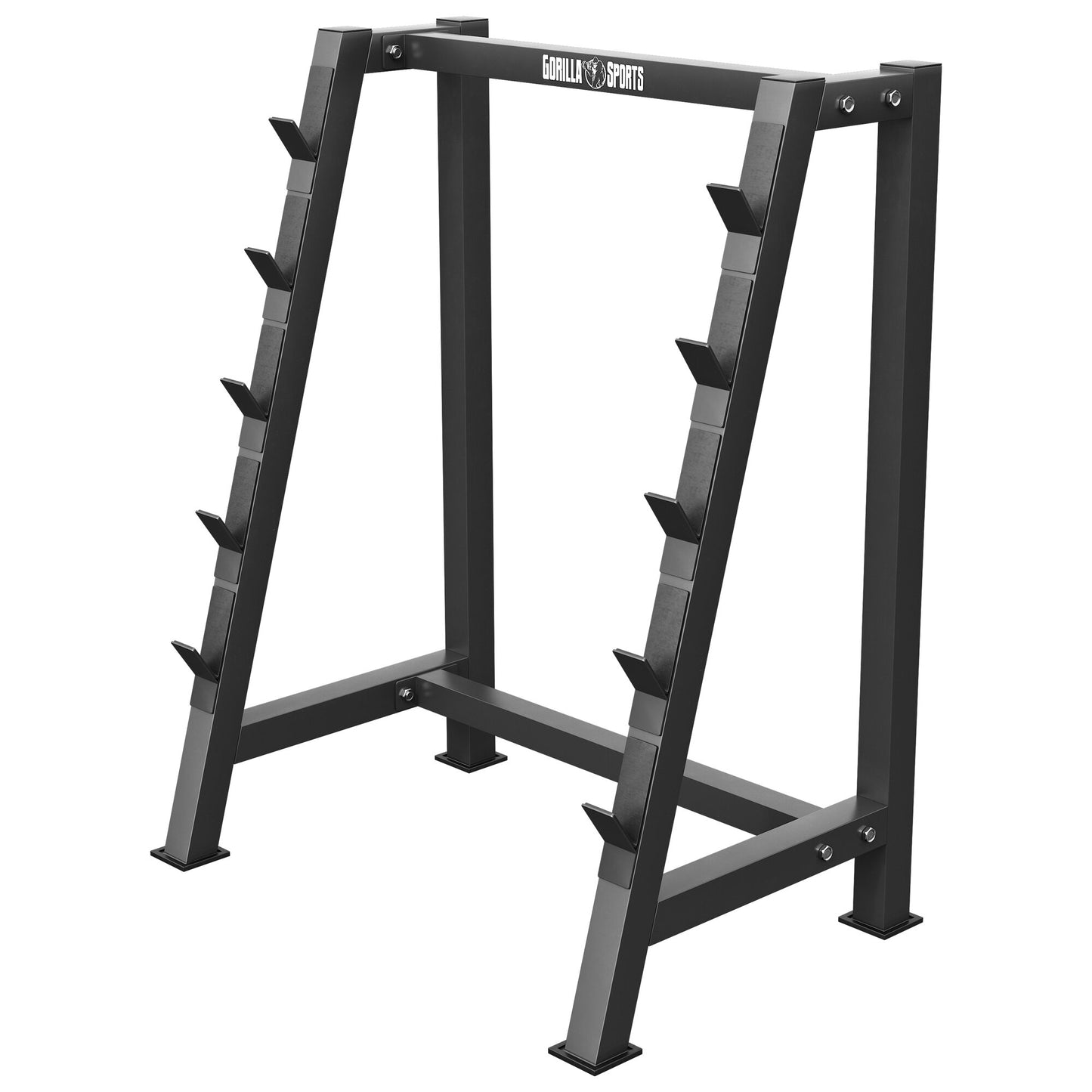 Langhantelablage für 5 Hantelstangen