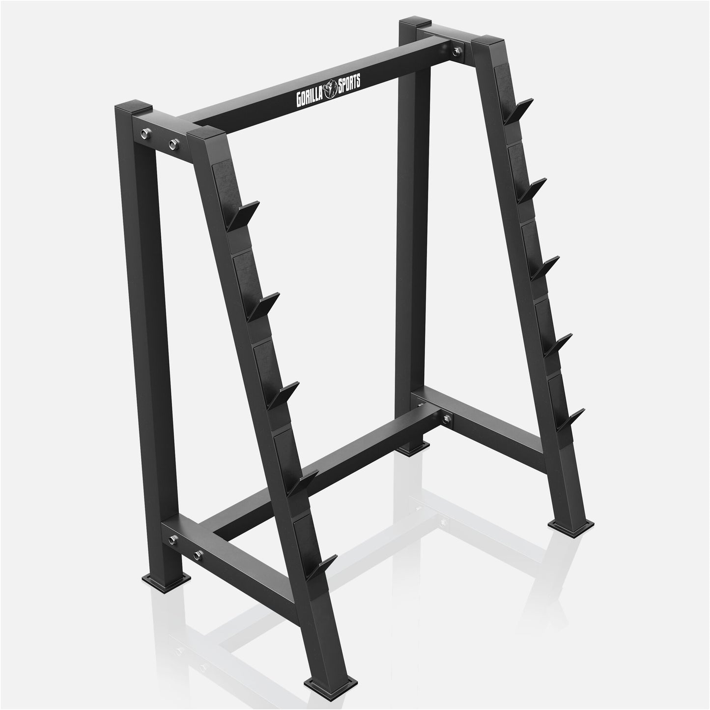 Langhantelablage für 5 Hantelstangen