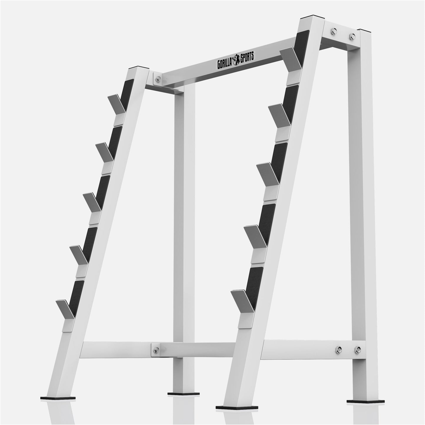 Langhantelablage für 5 Hantelstangen