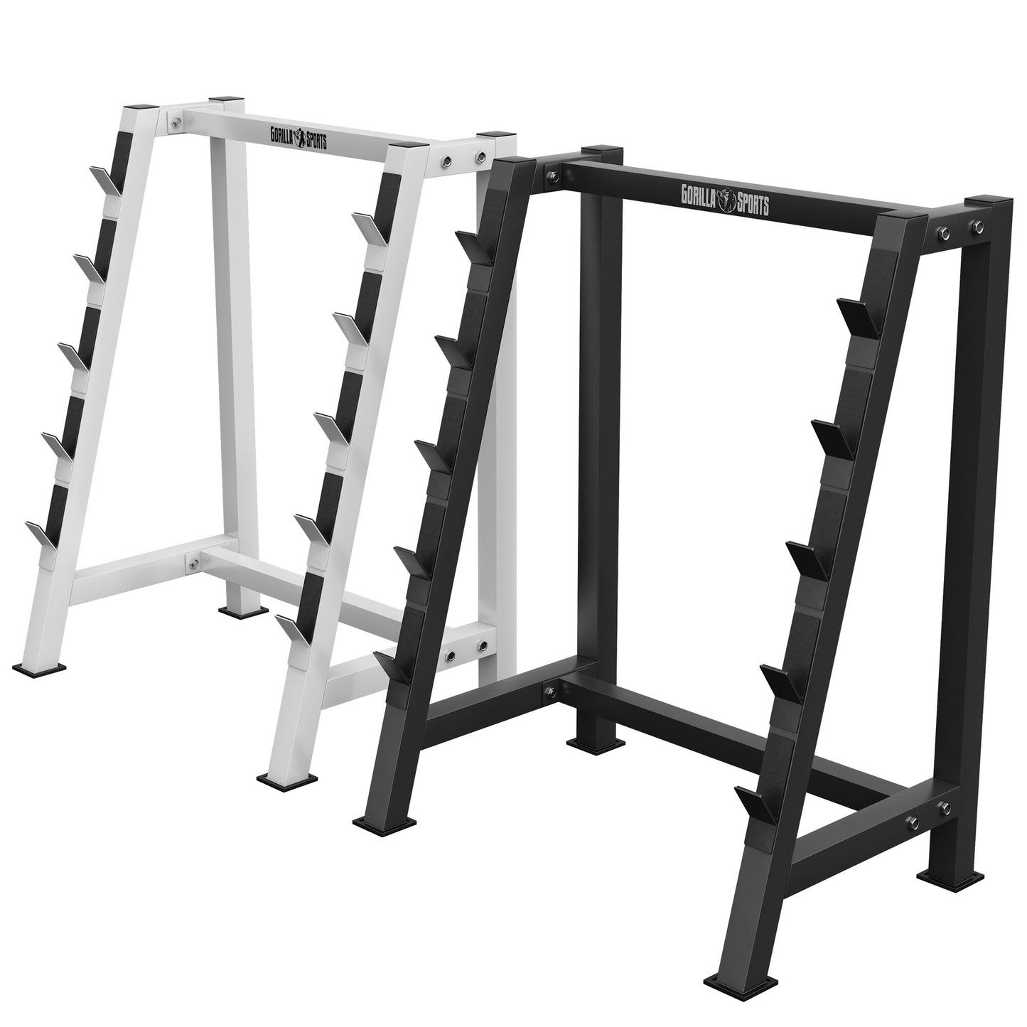 Langhantelablage für 5 Hantelstangen