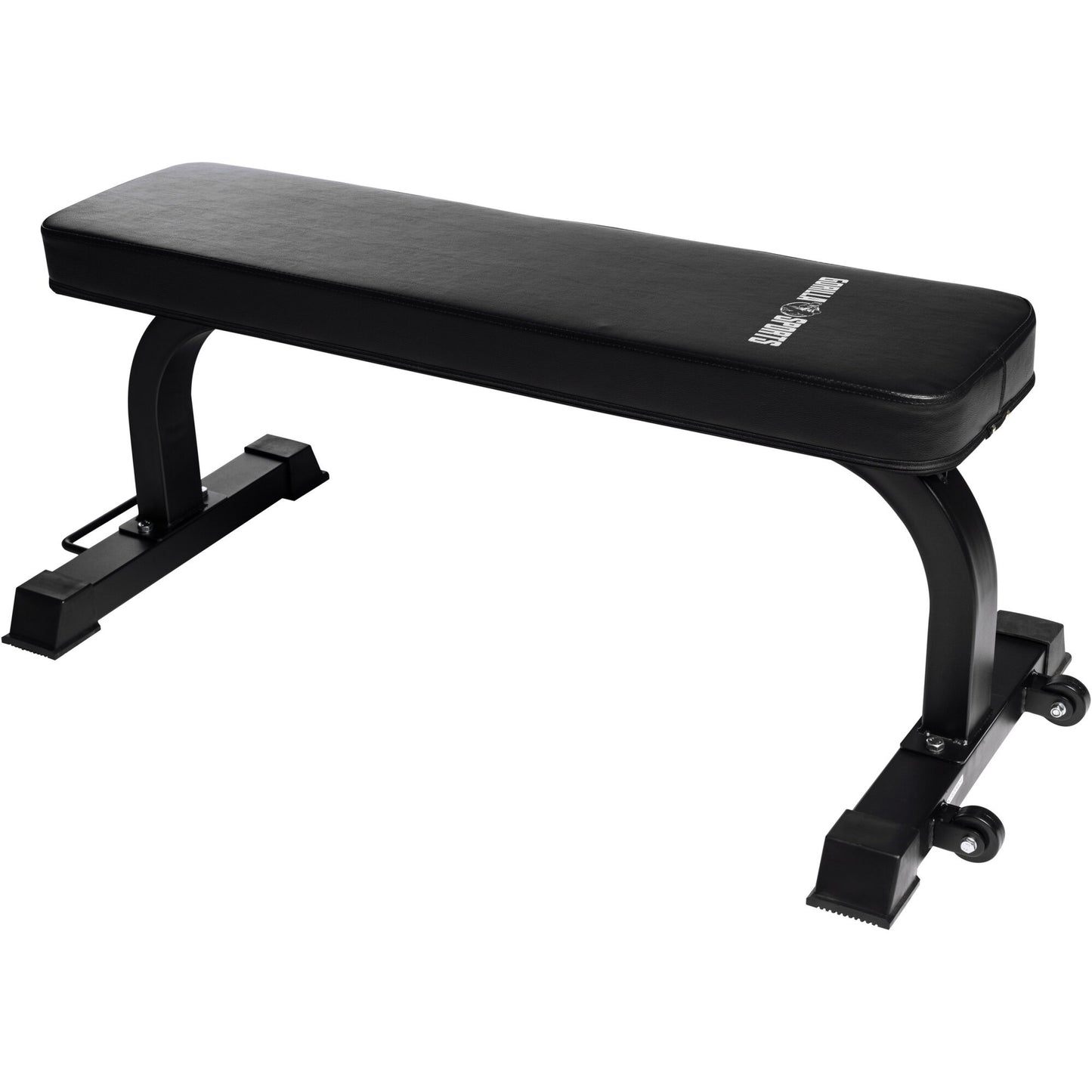 Rollbare Flachbank schwarz - Gorilla Sports DE