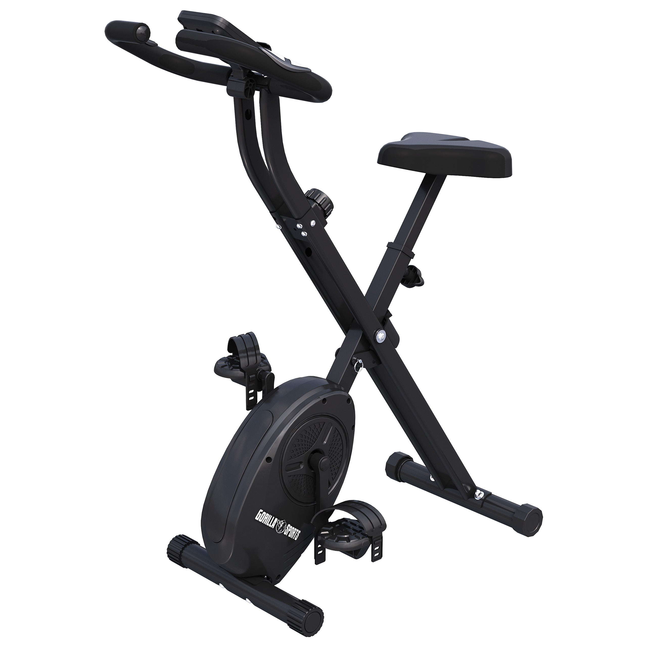 Heimtrainer Fahrrad klappbar & ergonomisch – Gorilla Sports DE