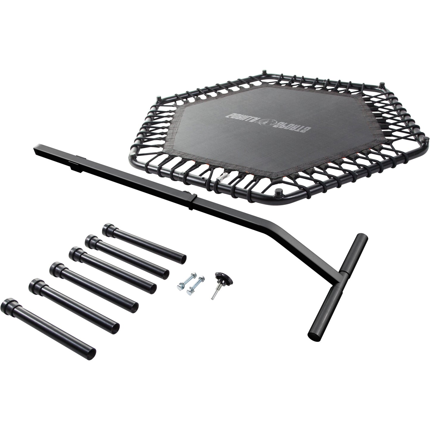 Fitness Trampolin mit Haltestange