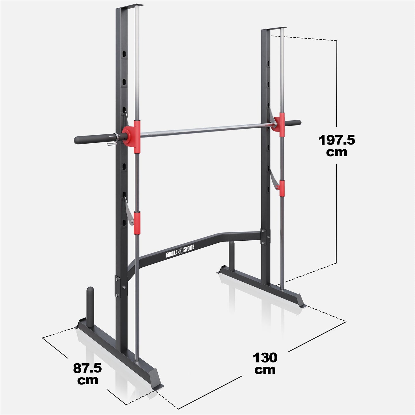 Multipresse Rack in Schwarz - Gorilla Sports DE