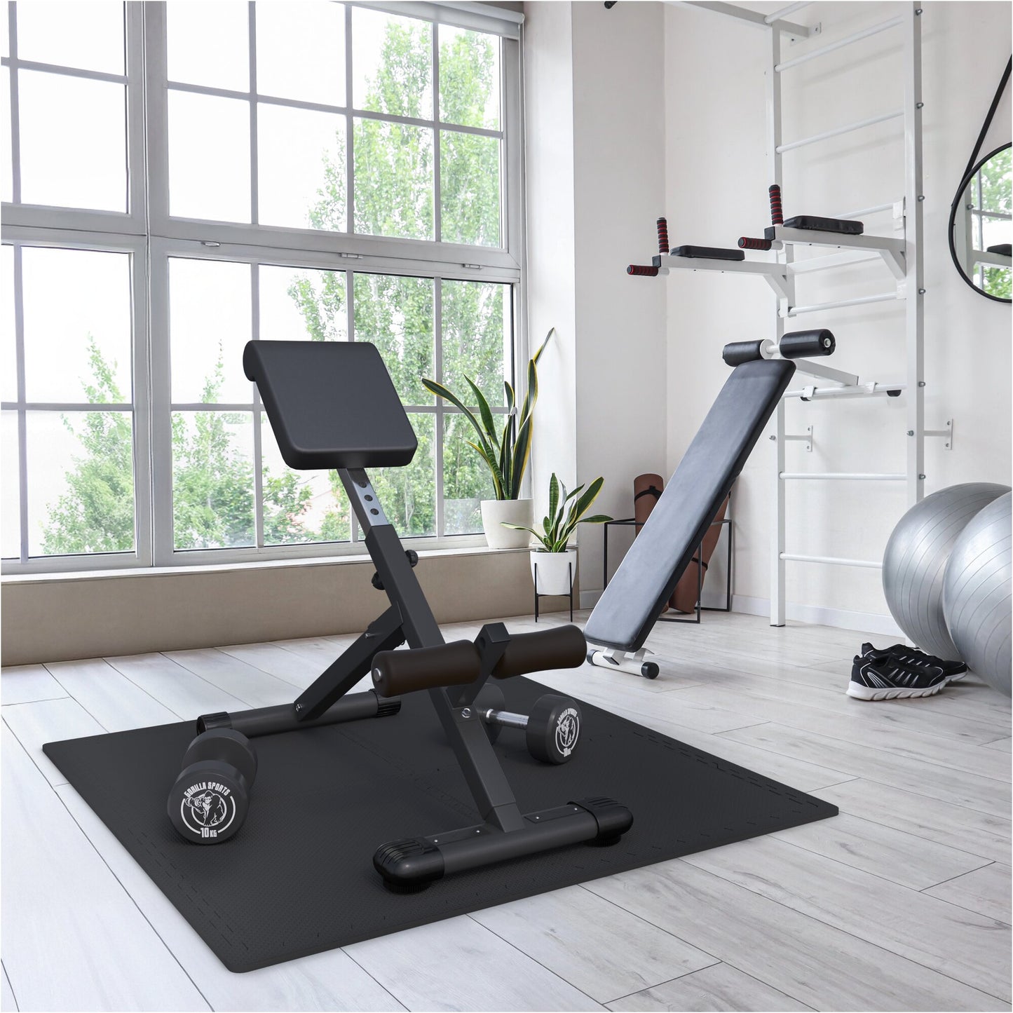 Schutzmattenset Gummi mit 4 Teilen