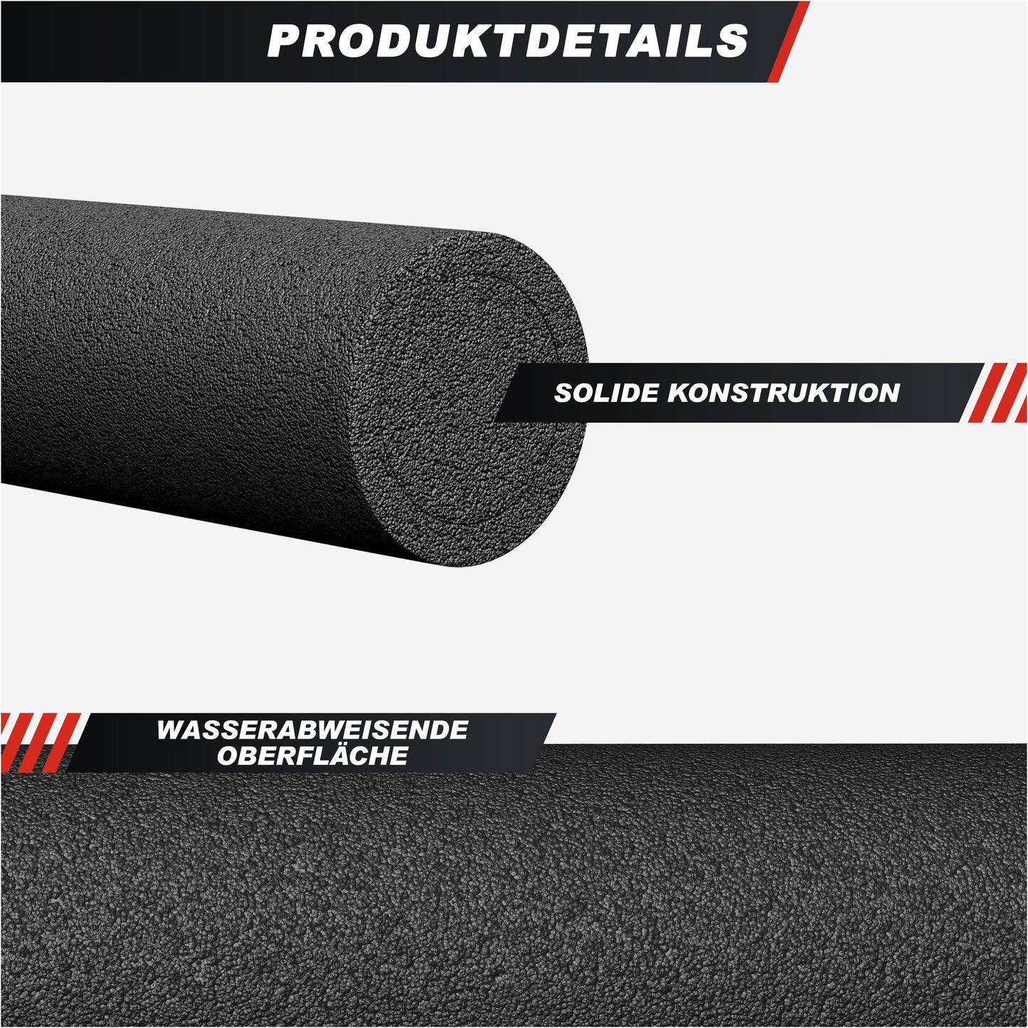 Pilatesrolle in verschiedenen Farben und Größen