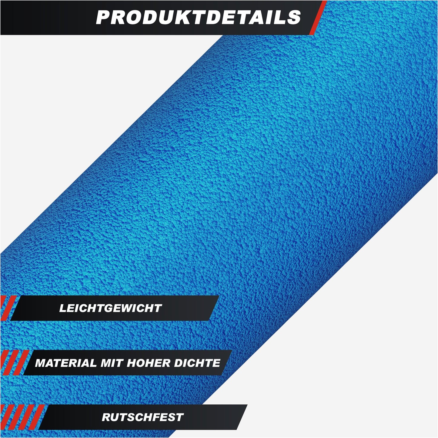 Pilatesrolle in verschiedenen Farben und Größen