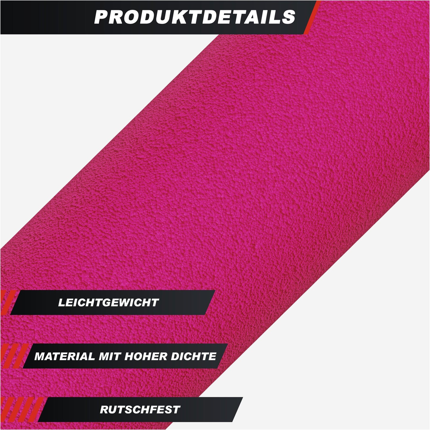 Pilatesrolle in verschiedenen Farben und Größen