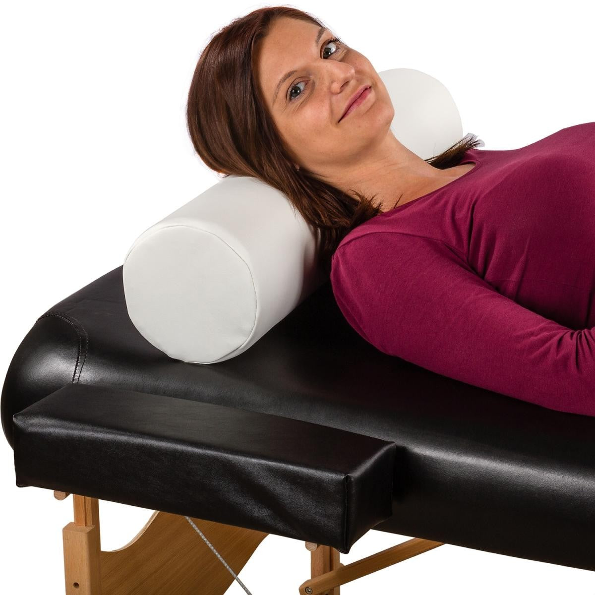 Nackenkissen für Massageliege Weiss
