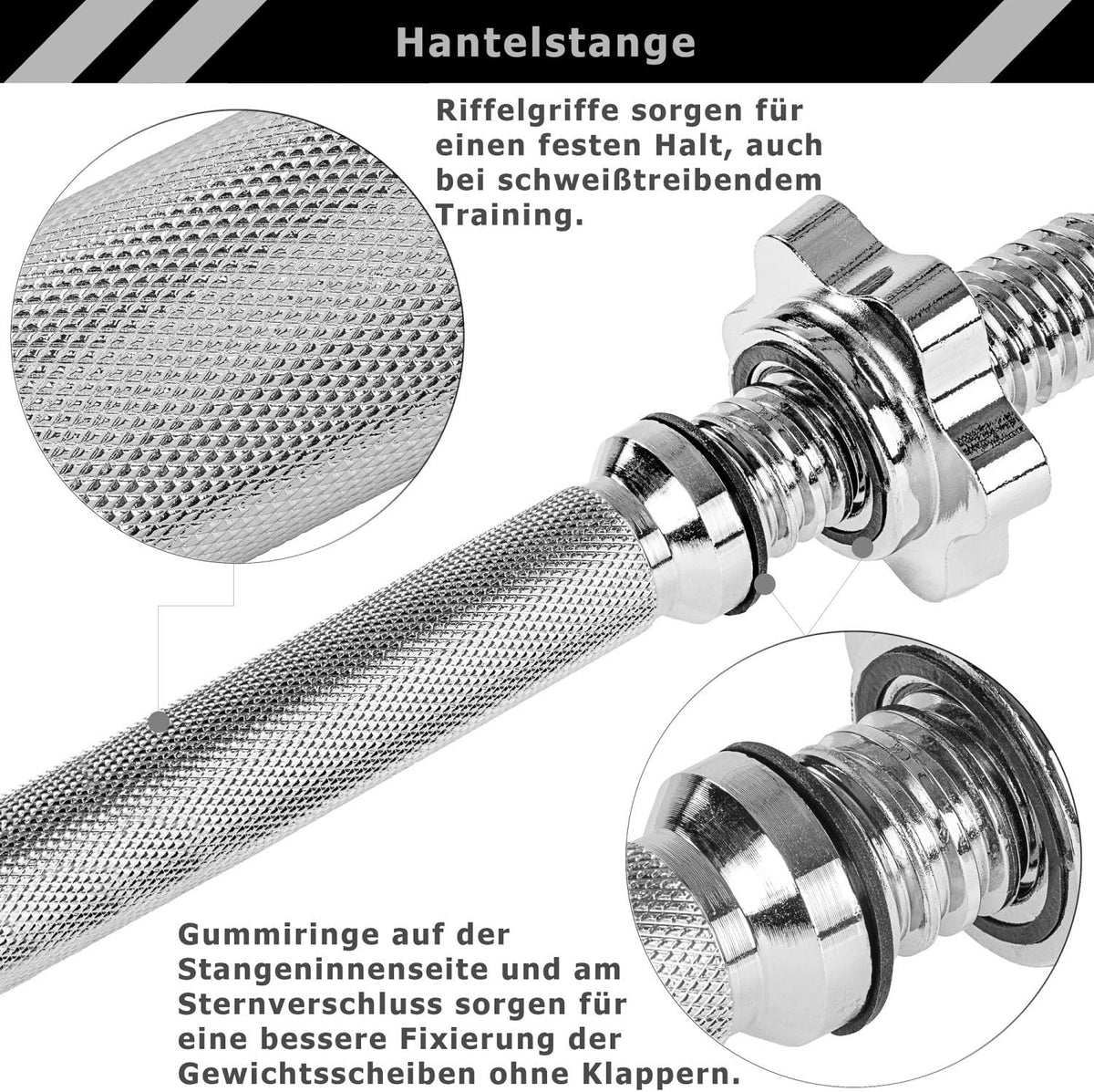 Kurzhanteln Set 20 - 60 kg - Gorilla Sports DE