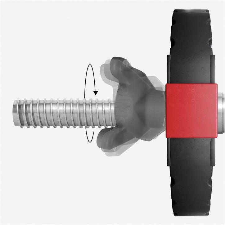 Easy Click Hantelverschlüsse für 30/31 mm Hantelstangen, 2er-Set - Gorilla Sports DE