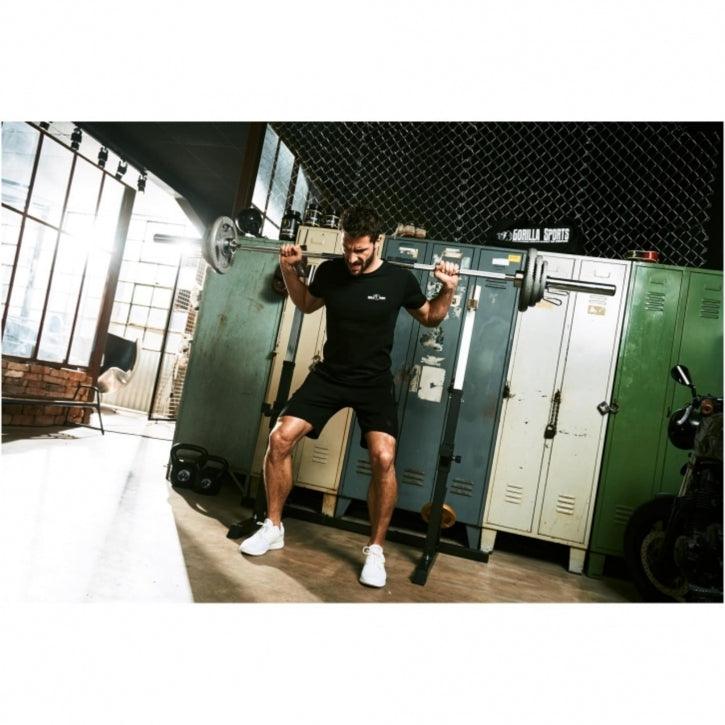 Hantelscheibe Gusseisen Gripper - 2,5-45 lb (1,1-20,4 kg), 2" (50/51 mm), Silber - Gorilla Sports DE