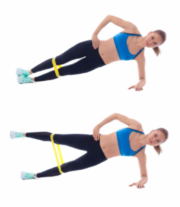 Fitnessband Übungen Side Plank