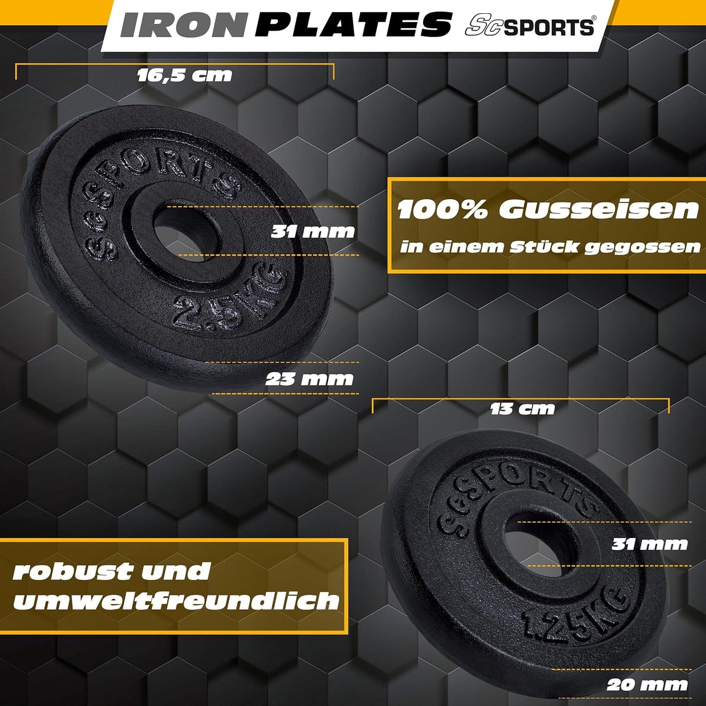 Kurzhantel Set mit Koffer 15 - 20 kg