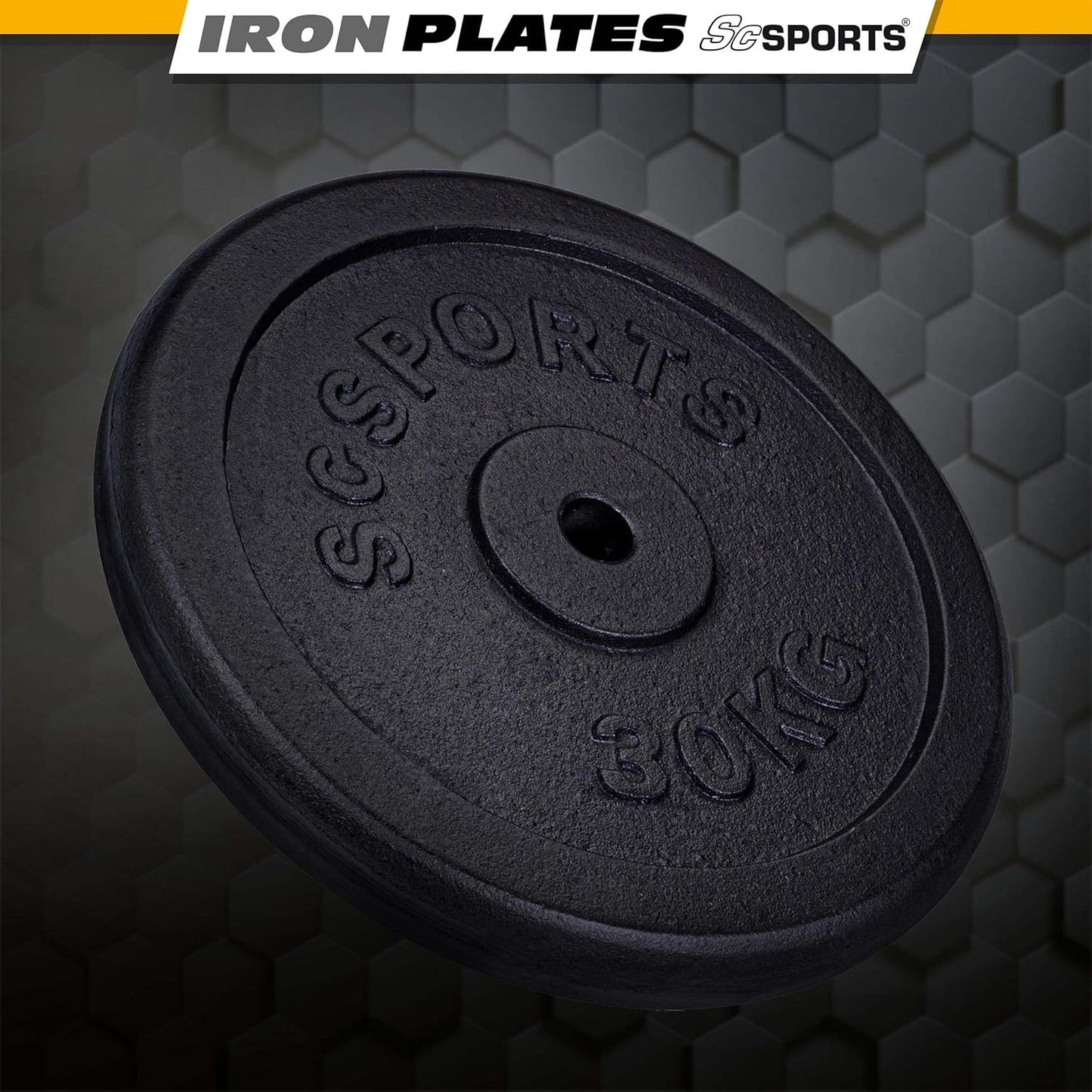 Hantelscheiben Set Gusseisen 40 - 120 kg