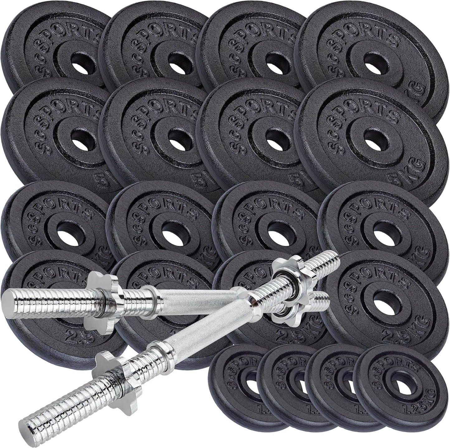 Kurzhantel Set Gusseisen 70 kg