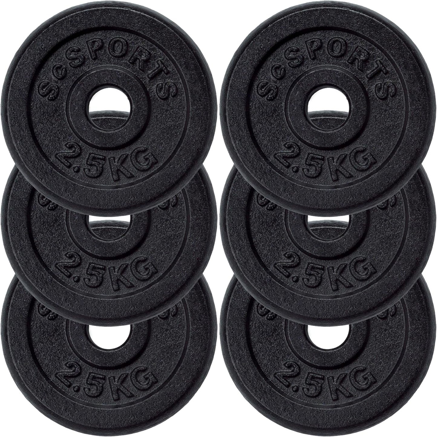 Hantelscheiben Set Gusseisen 2 - 20 kg