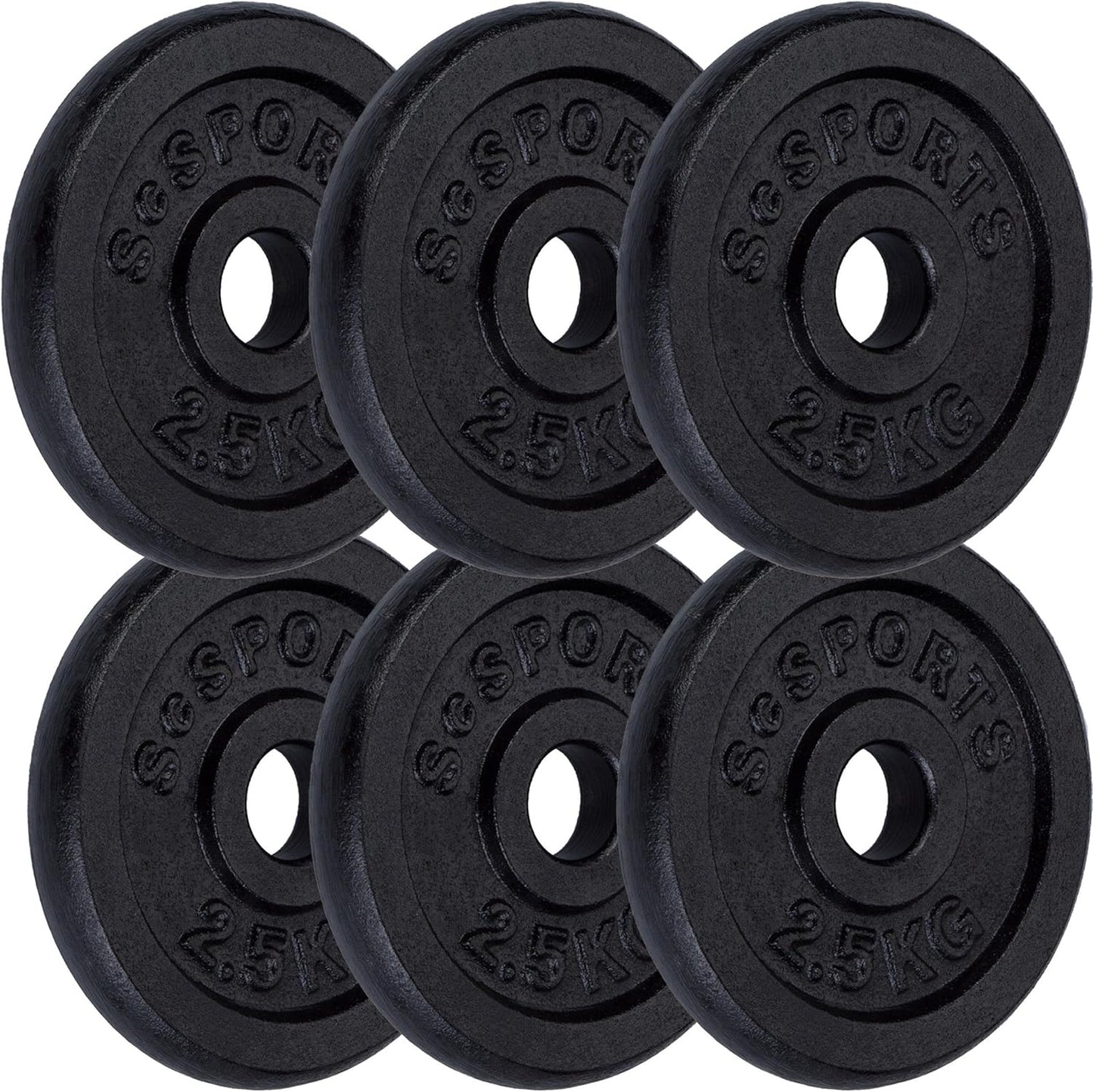 Hantelscheiben Set Gusseisen 2 - 20 kg