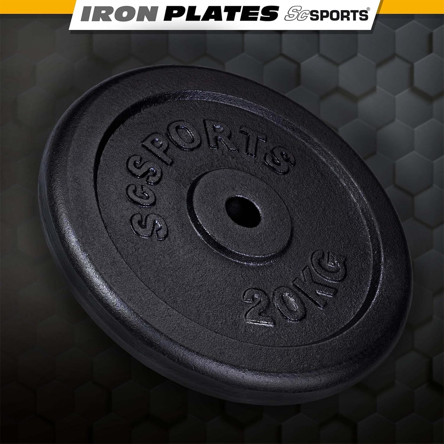 Hantelscheiben Set Gusseisen 40 - 120 kg