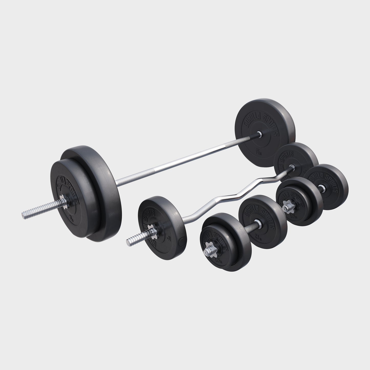 Hantelset Kunststoff 100 kg