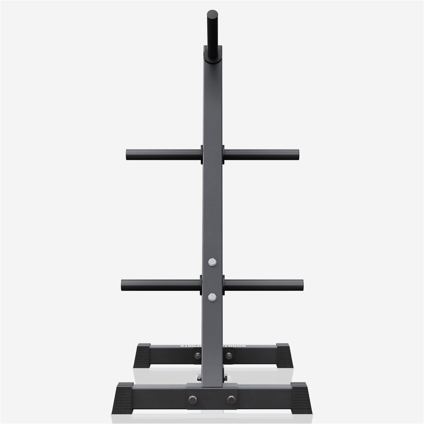 Scheibenständer Hantelbaum mit 4 Stangen 30/31 mm Schwarz/Weiß