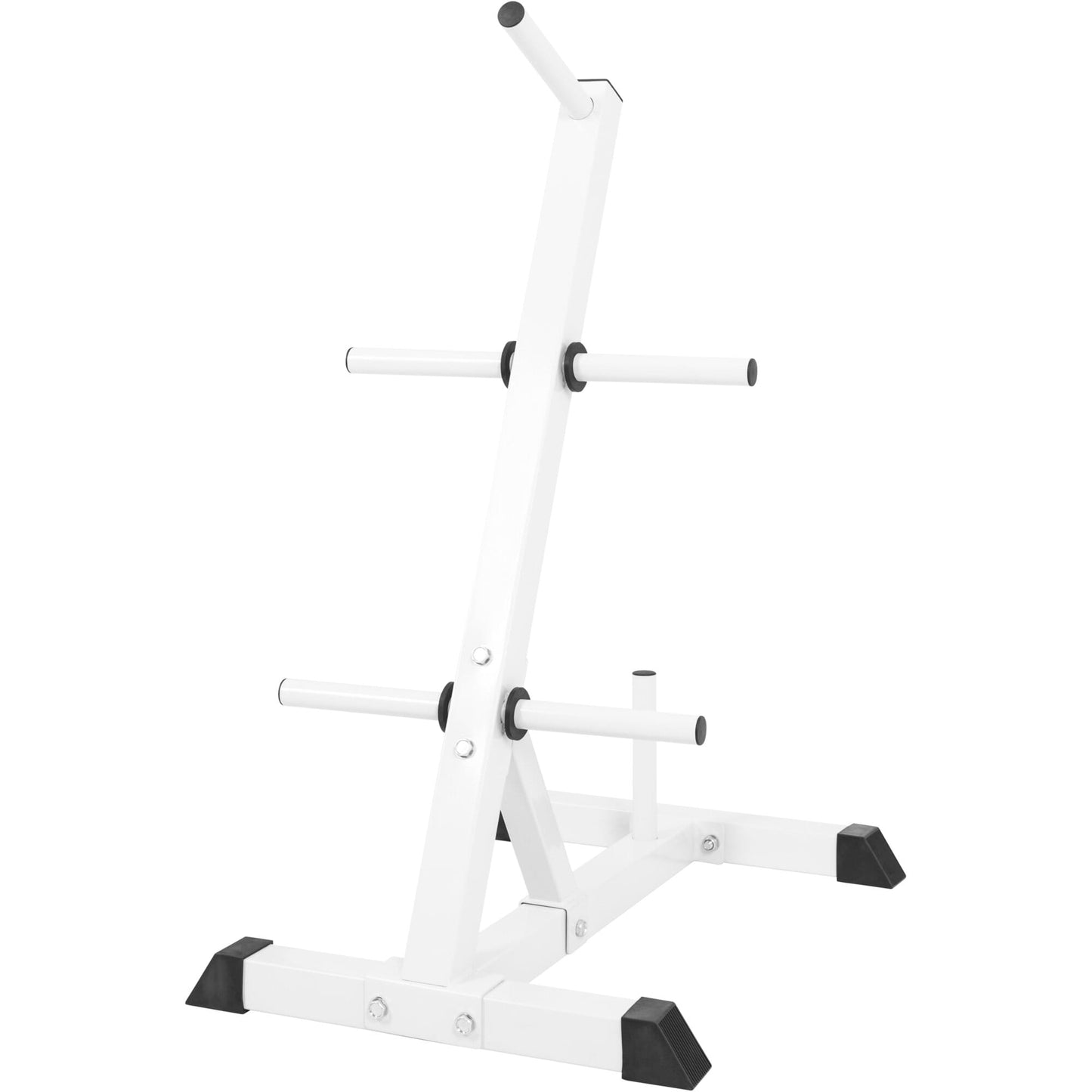 Scheibenständer Hantelbaum mit 4 Stangen 30/31 mm Schwarz/Weiß