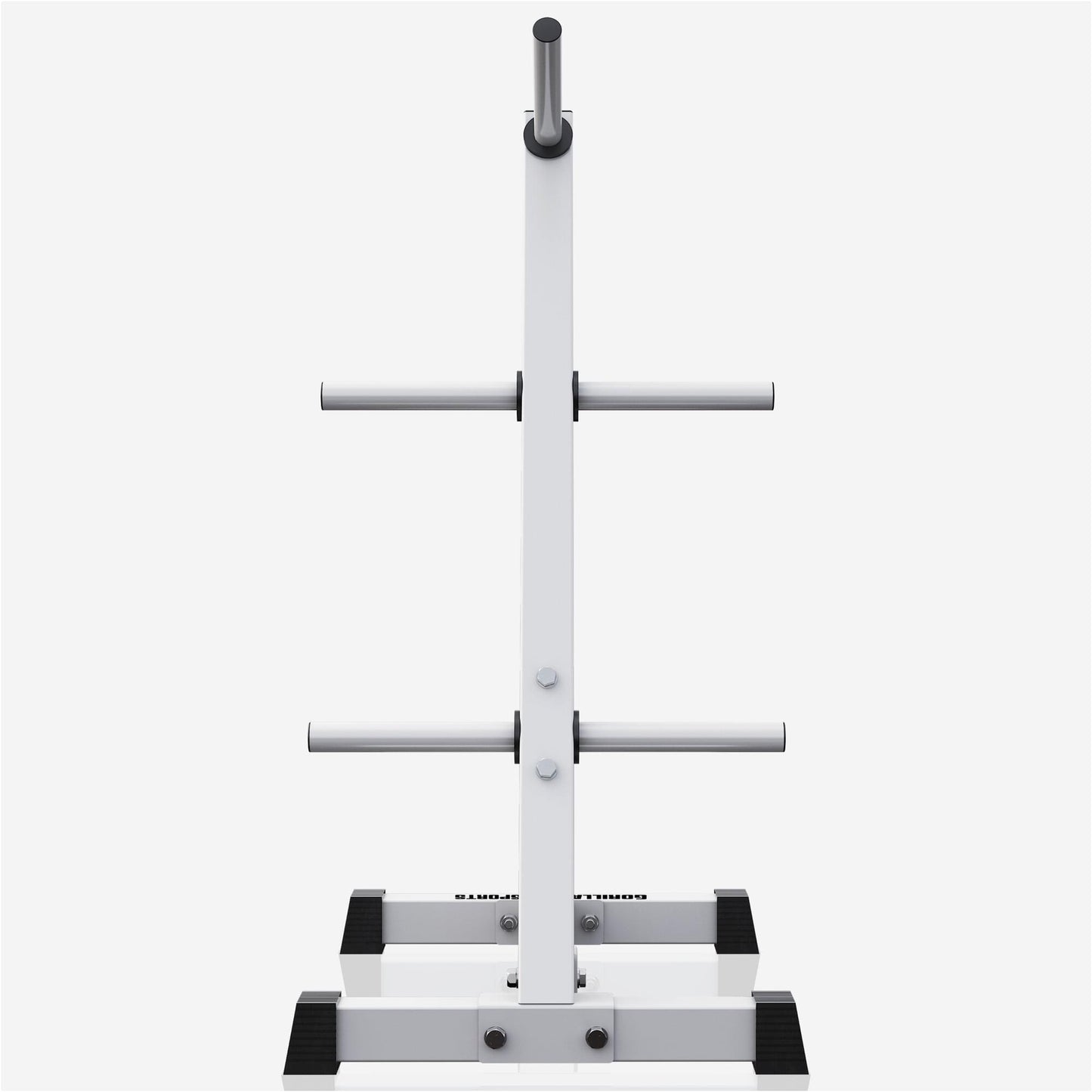 Scheibenständer Hantelbaum mit 4 Stangen 30/31 mm Schwarz/Weiß