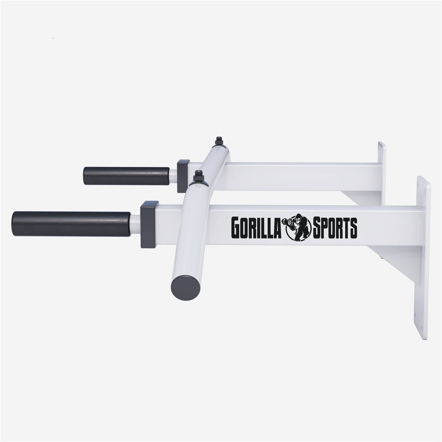 Klimmzugstange Wandbefestigung in Schwarz und Weiß