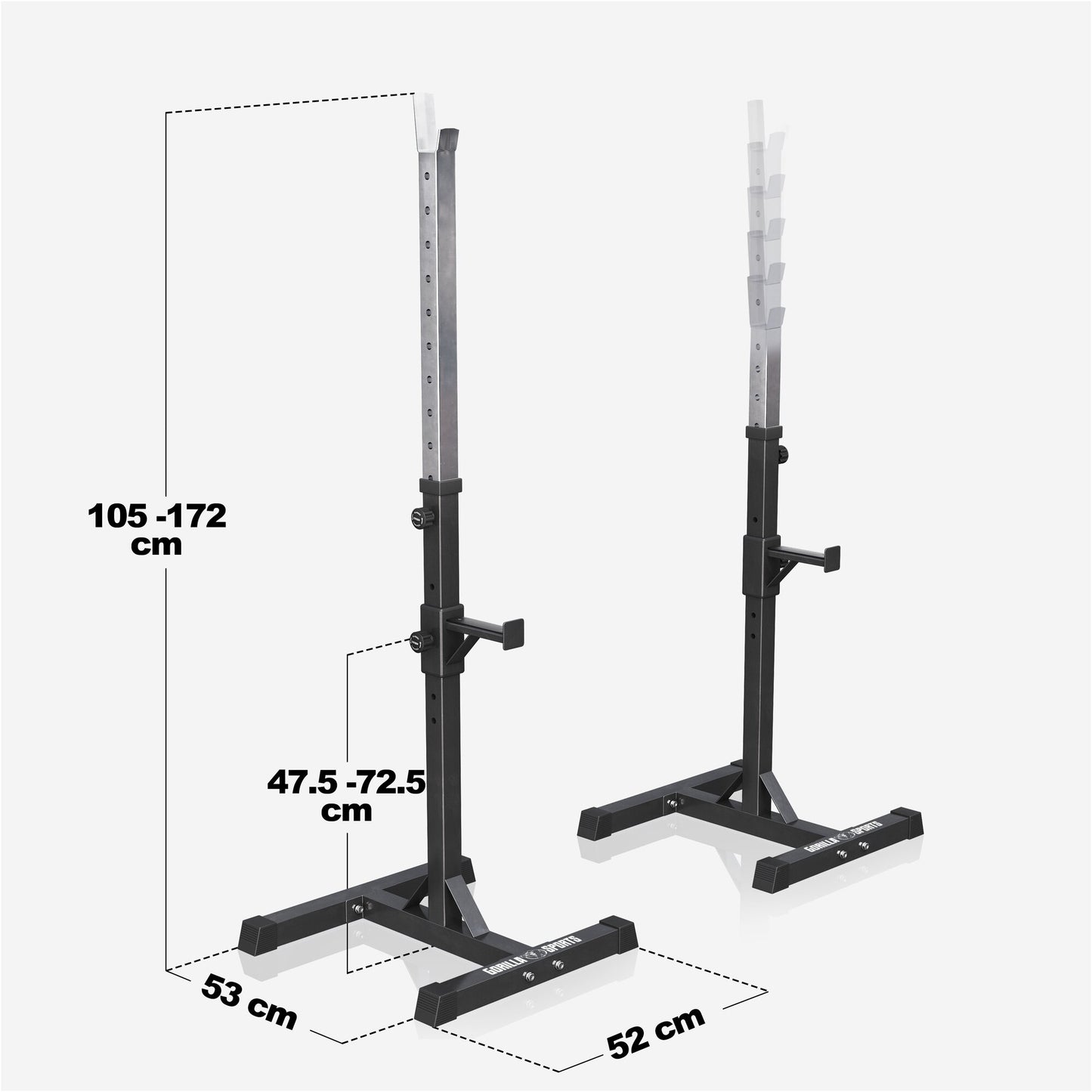 Squat Rack Hantelständer mobil verstellbar