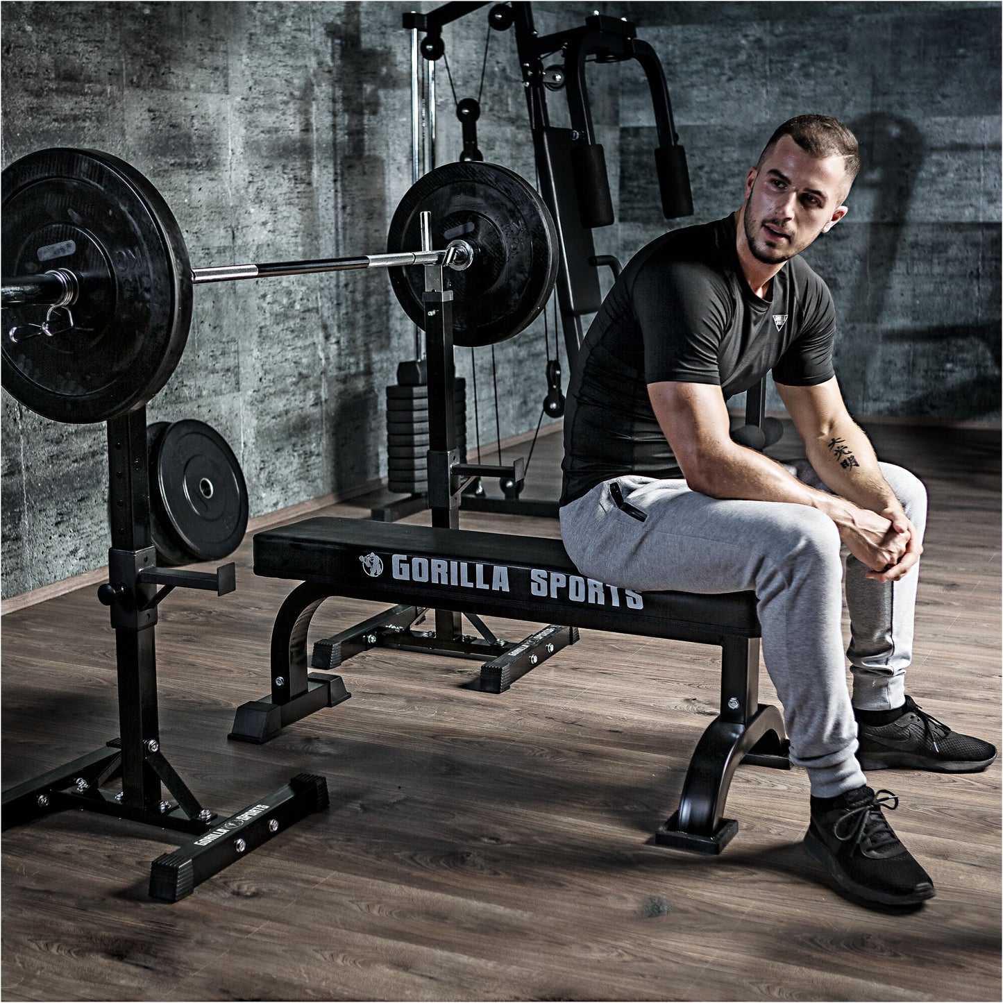 Squat Rack Hantelständer mobil verstellbar
