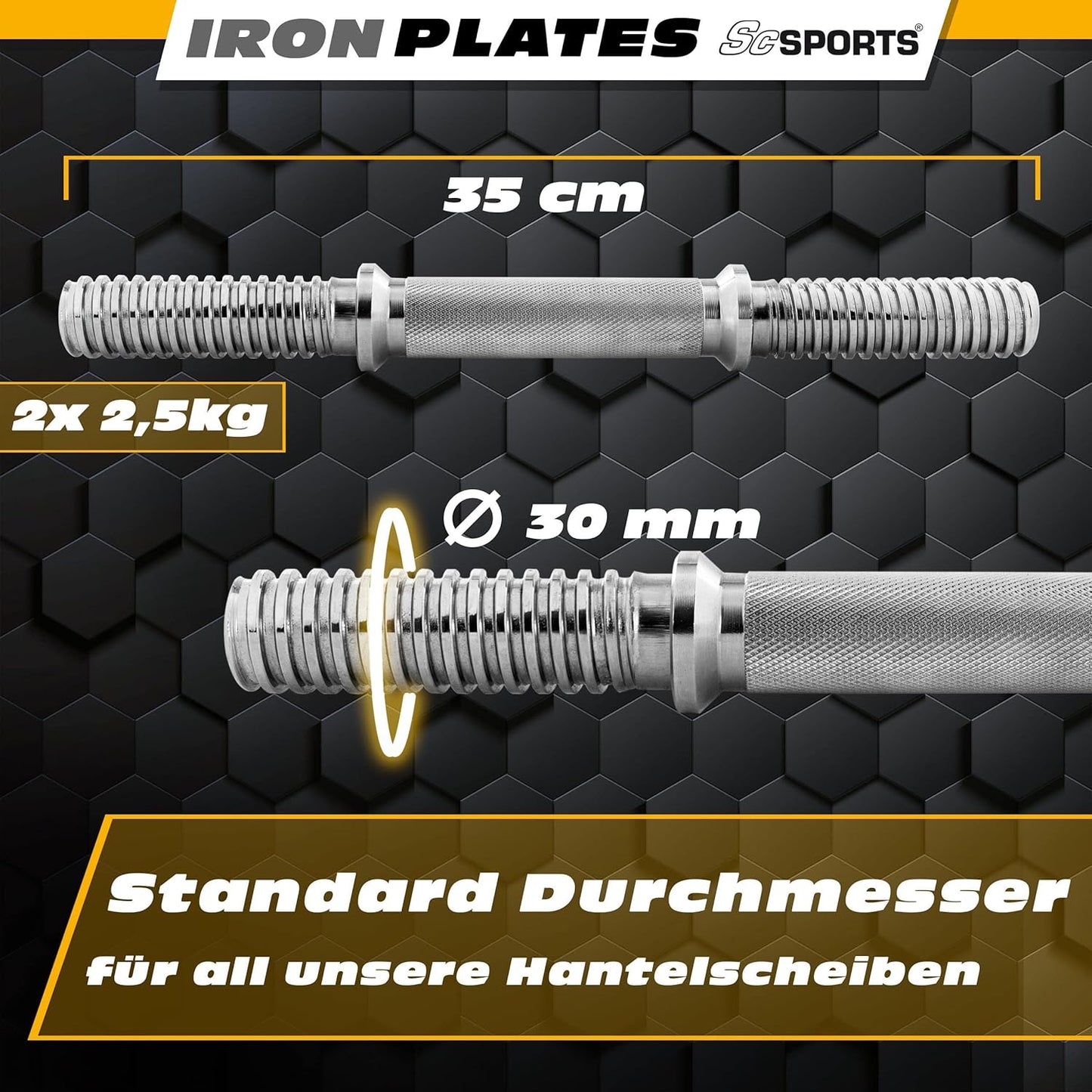 Kurzhantel Set mit Koffer 15 - 20 kg