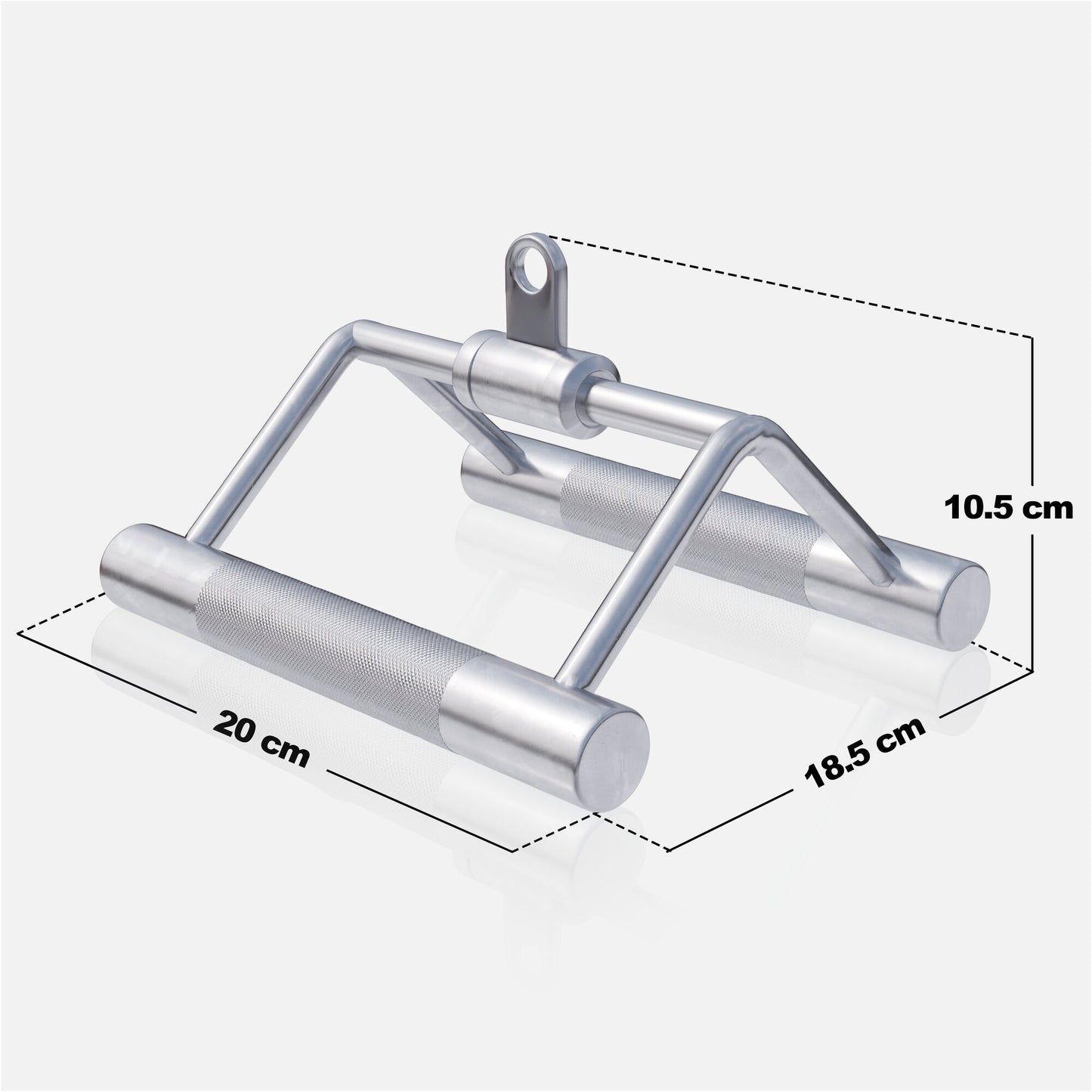 Parallel Griff/Rudergriff inkl. Gelenk aus Chrom