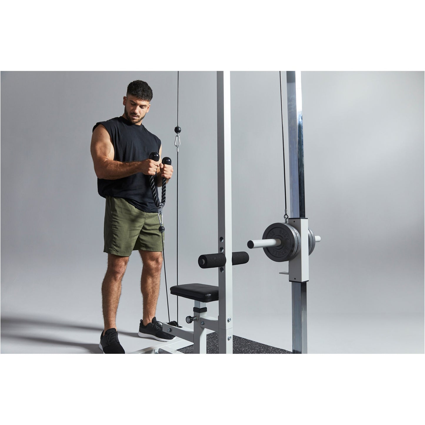 Nylon Tau inklusive Drehgelenk aus Chrom