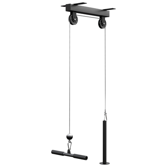 Latzugturm Kabelzug Deckenbefestigung Schwarz