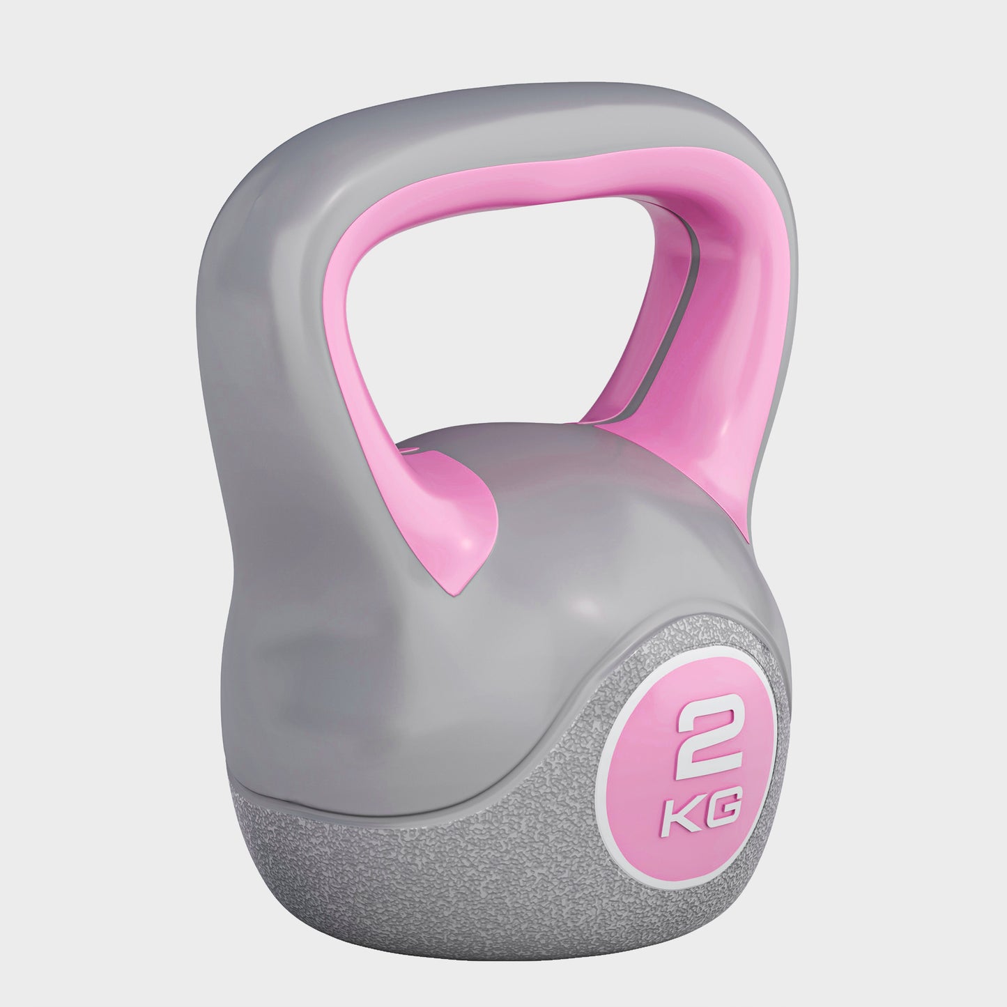 Kettlebell Kunststoff grau 2 - 20 kg