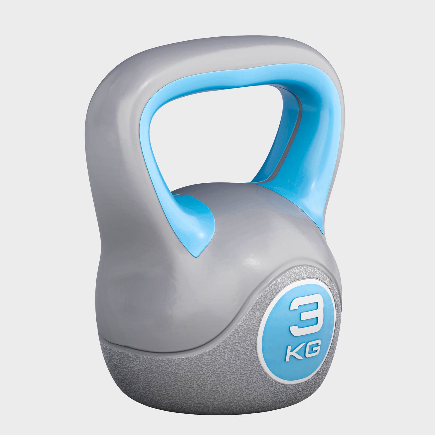 Kettlebell Kunststoff grau 2 - 20 kg