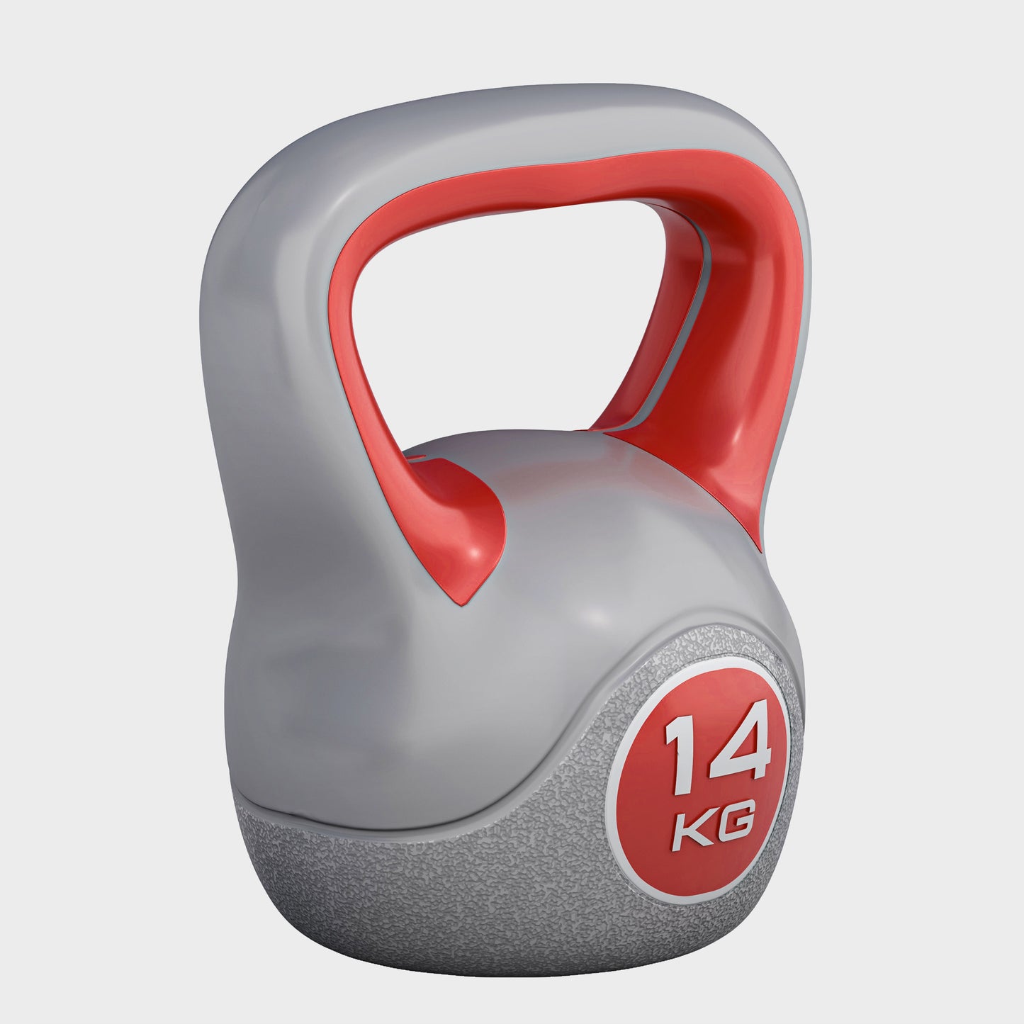 Kettlebell Kunststoff grau 2 - 20 kg