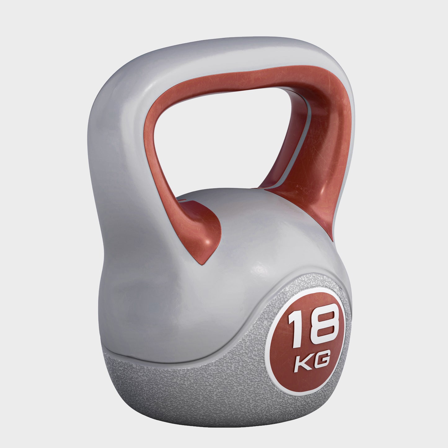 Kettlebell Kunststoff grau 2 - 20 kg