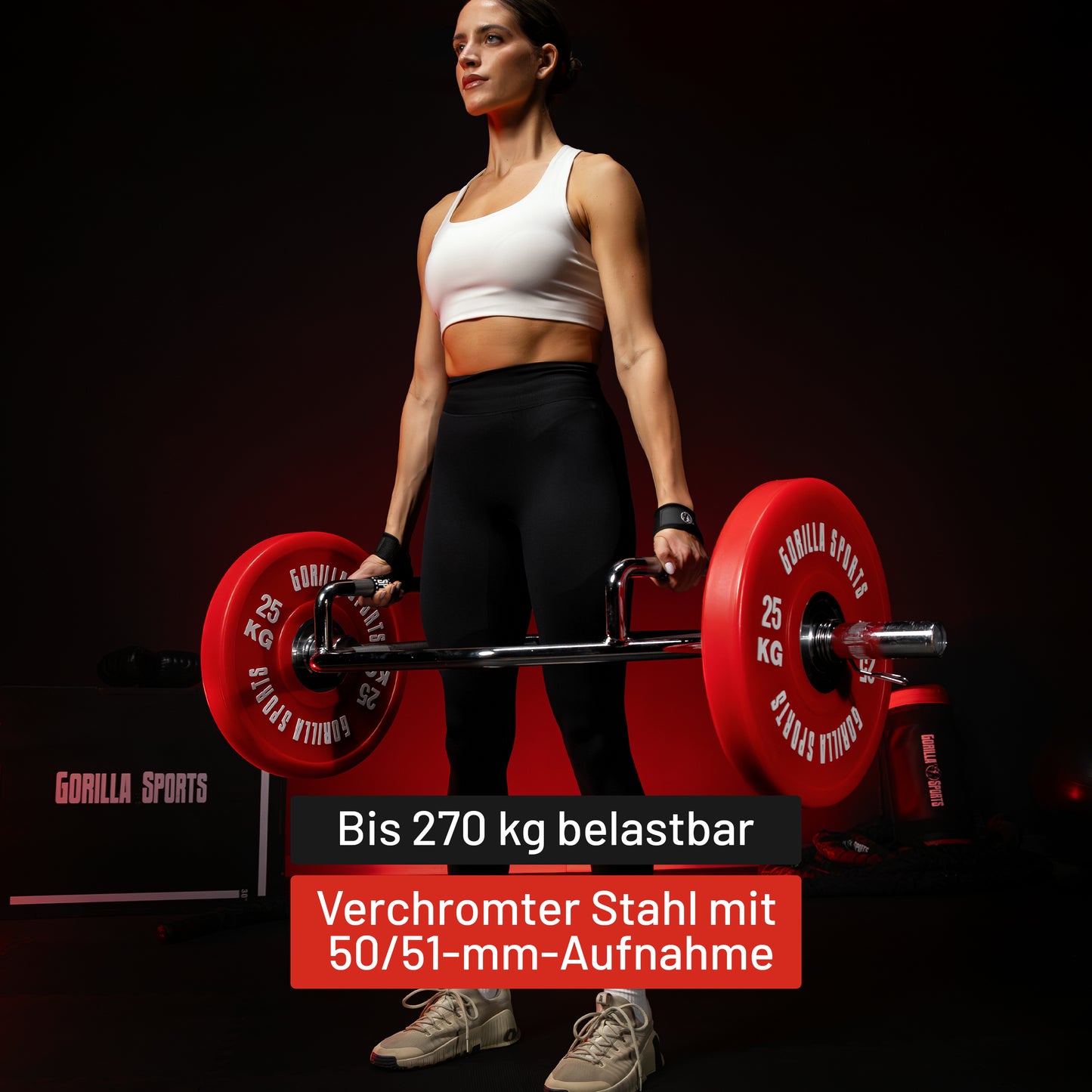 Trap Bar mit Verschlüssen