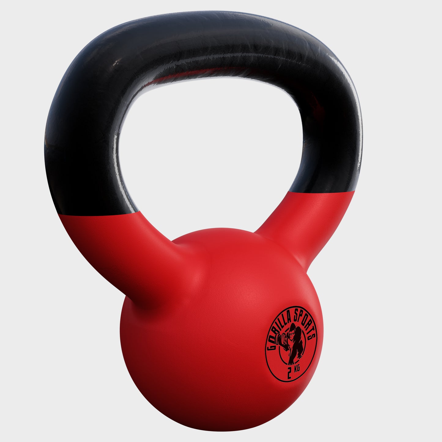 Kettlebell Gusseisen Neopren rot 2 - 32 kg