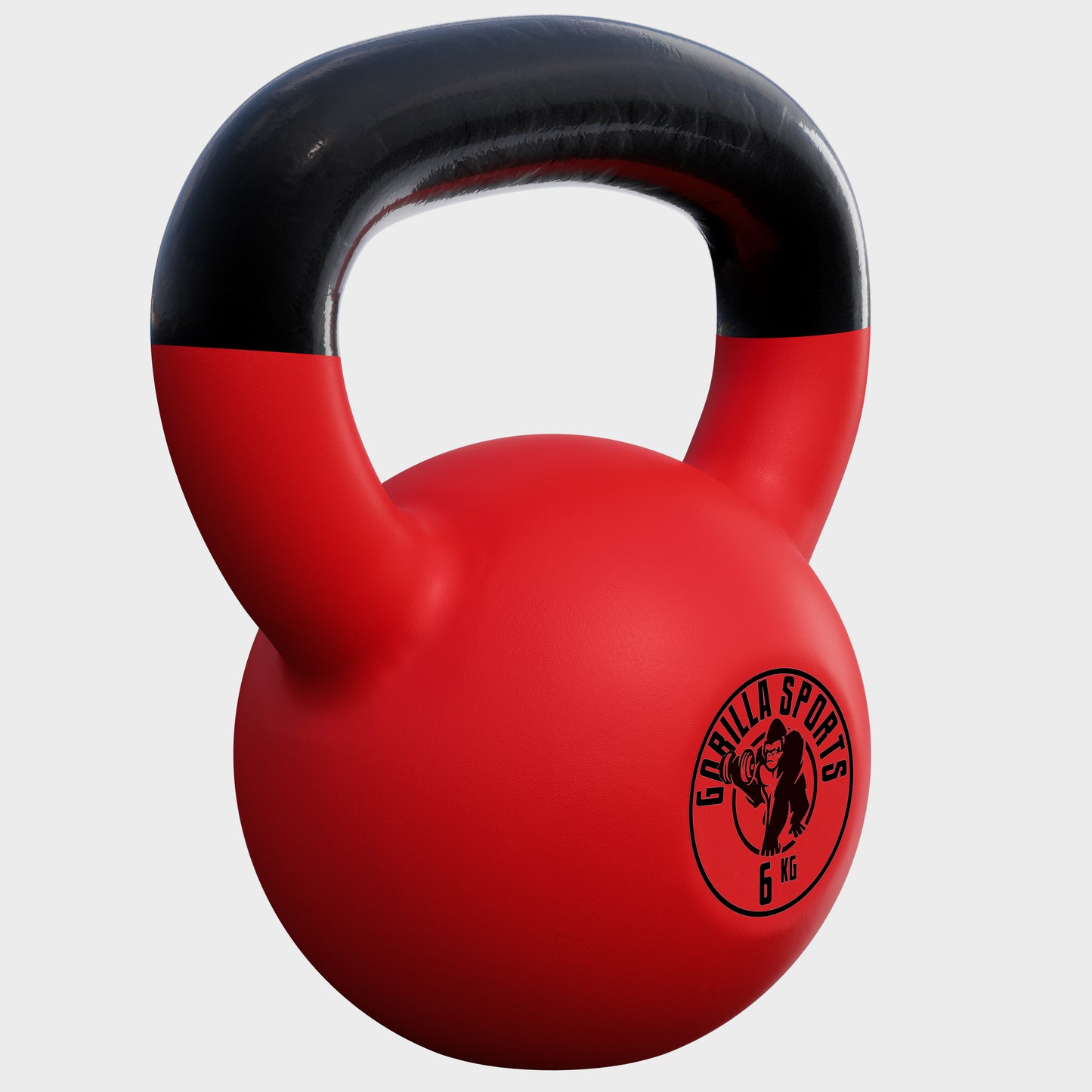 Kettlebell Gusseisen Neopren rot 2 - 32 kg