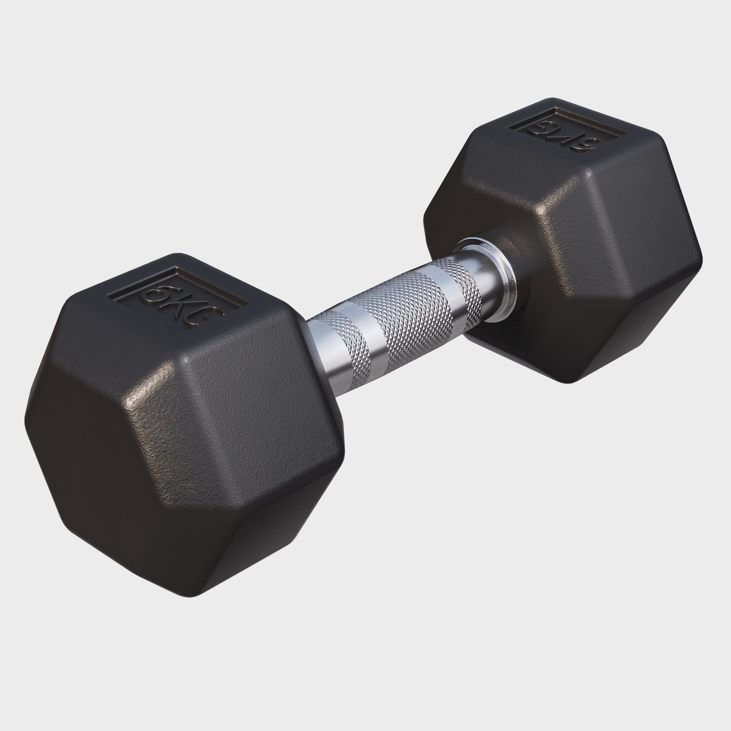 Hexagon Kurzhantel Gummi 2-50 kg