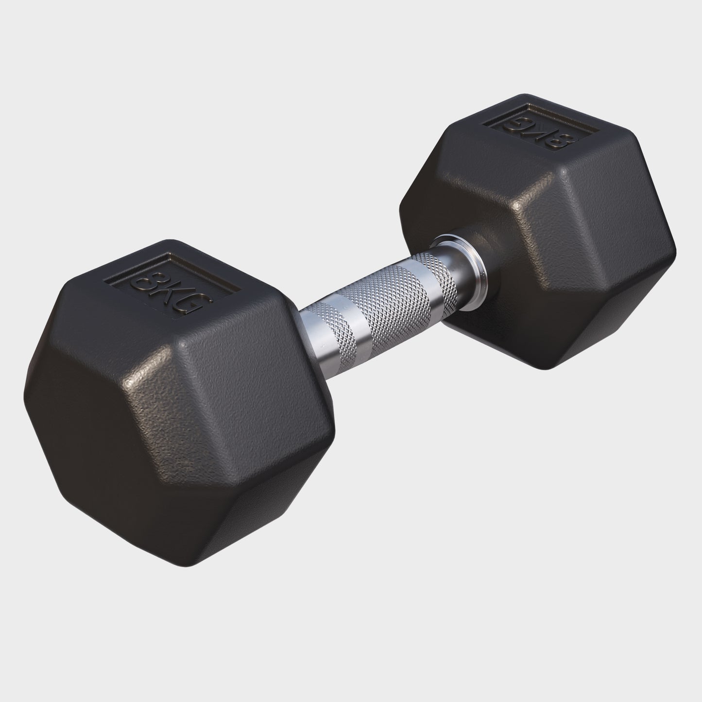 Hexagon Kurzhantel Gummi 2-50 kg