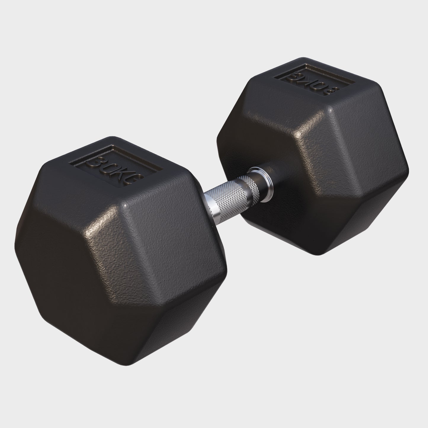 Hexagon Kurzhantel Gummi 2-50 kg