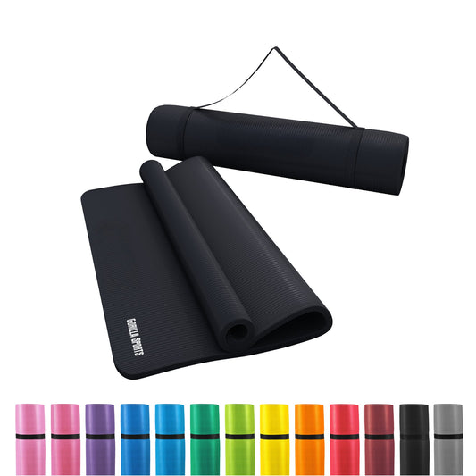 Yogamatte in verschiedenen Farben und Größen